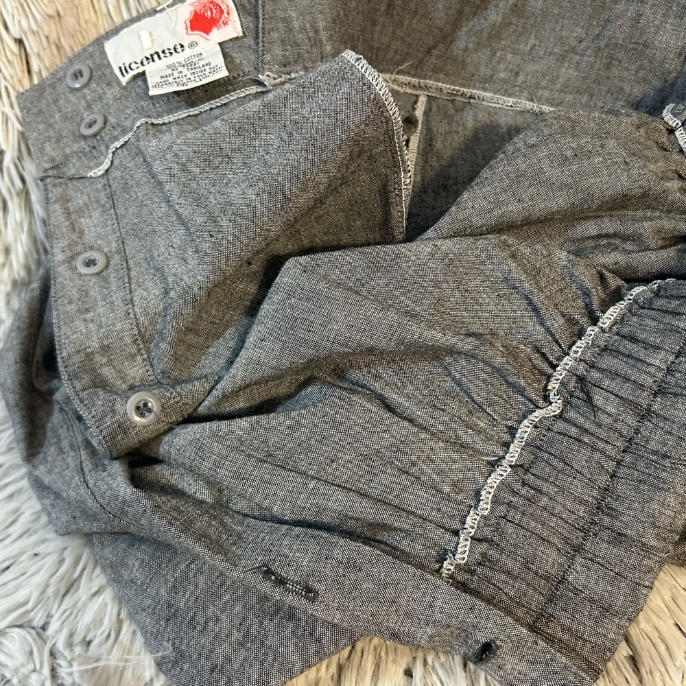 Vintage 80’s Gold Bead‎ Appliqué Gray 2-piece Outfit Sz M Western Square Dance - Picture 9 of 14